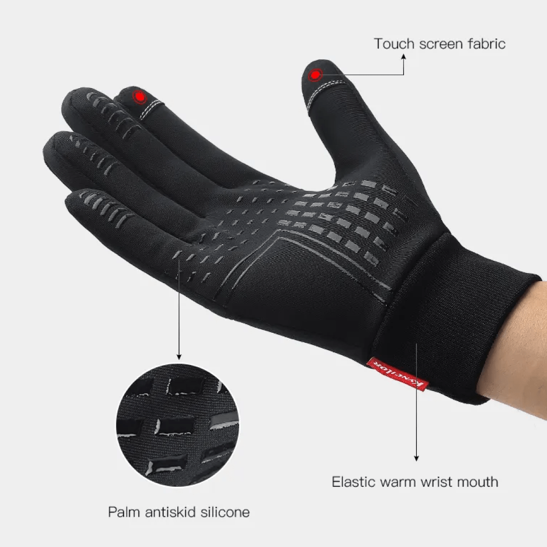 9-camp ® WinterTouch Thermal Waterproof Cycling Gloves