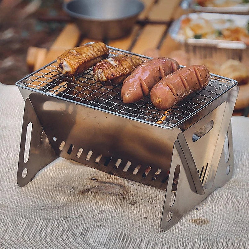 9-camp ® Portable Folding Barbecue Grill