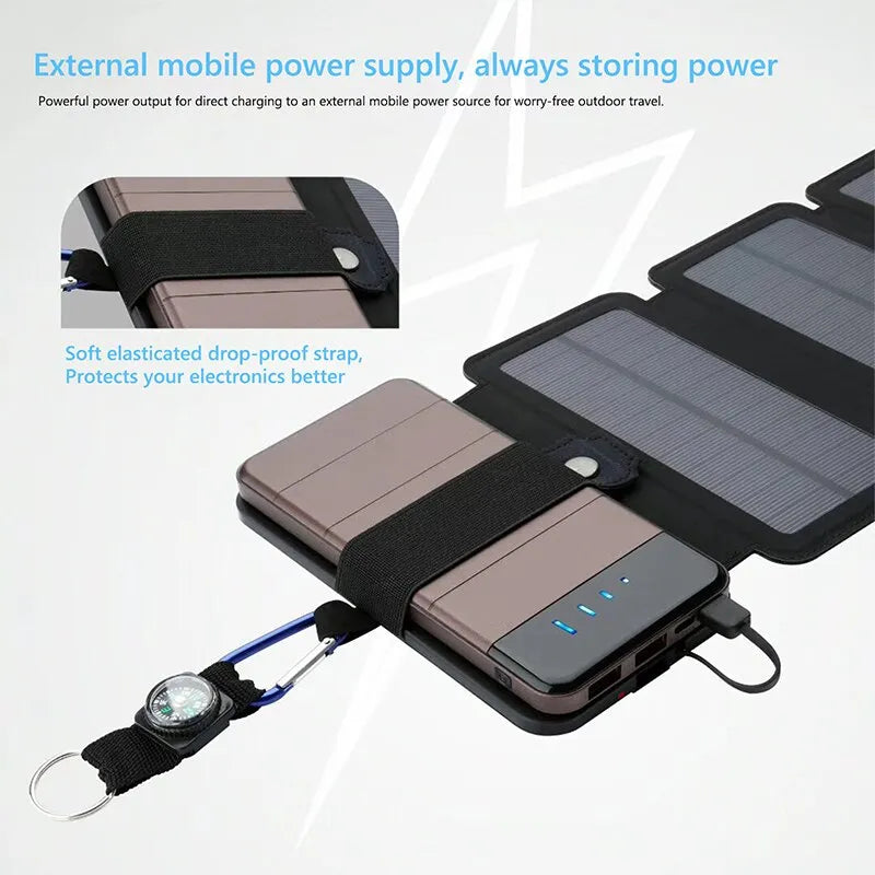 9-camp ® Portable Solar Charging Panel