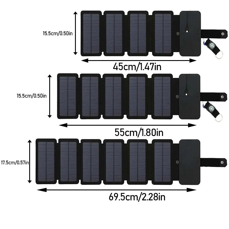 9-camp ® Portable Solar Charging Panel
