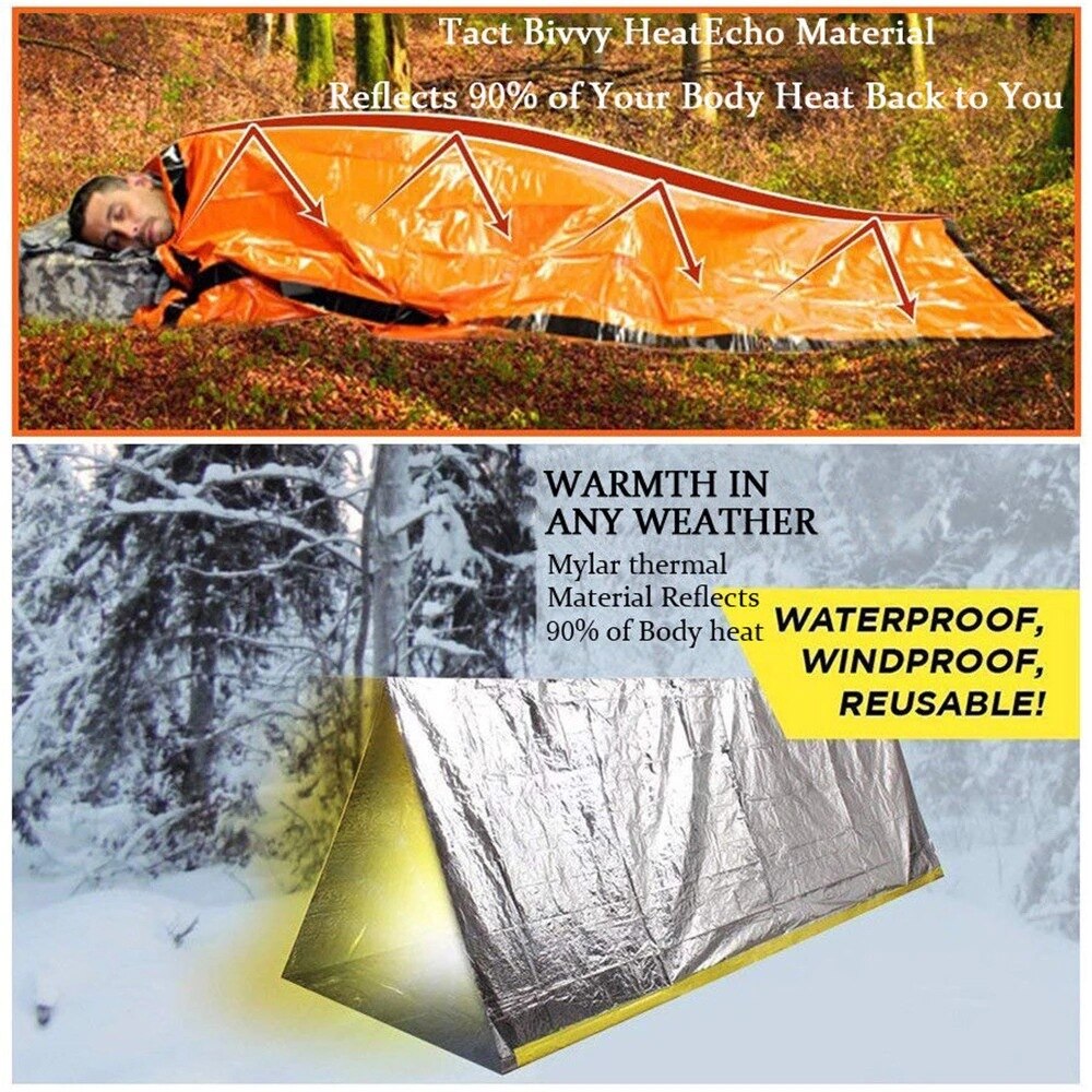 9-camp™  Waterproof sleeping bag for emergency survival - 9-camp