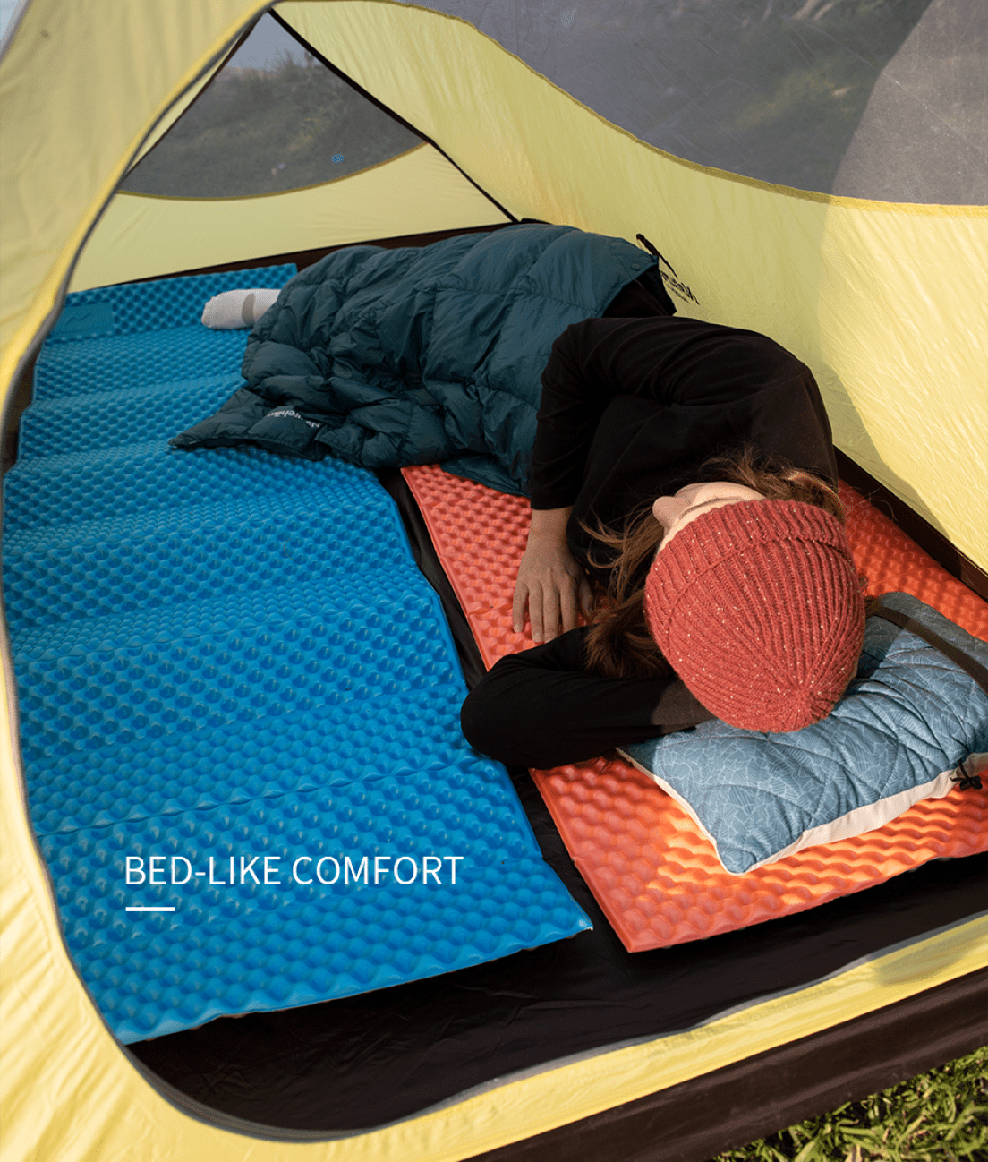 9-camp ® Folding mattress for camping